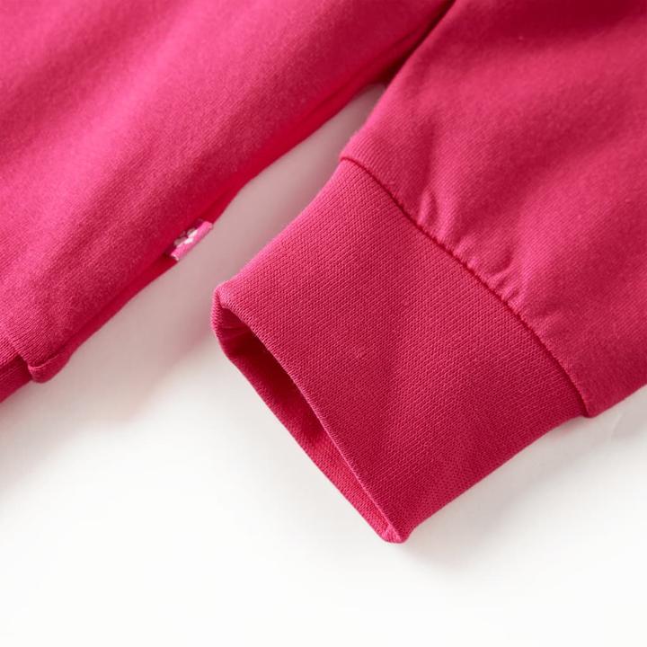 Image du produit VidaXL Sweat-shirt enfant rose vif 140,Composition : 95% coton. 5 (140)