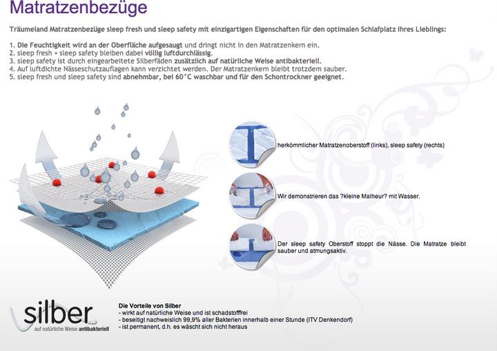 Produktbild Träumeland Babymatratze Sternenmeer (70 x 140 cm)
