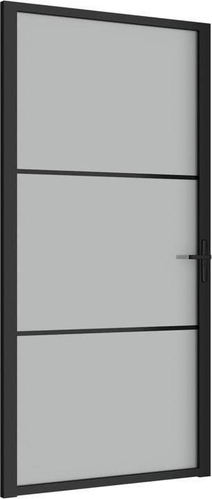 Produktbild Diverse Hardware Innentür 102,5x201,5 cm Schwarz Mattglas und Aluminium