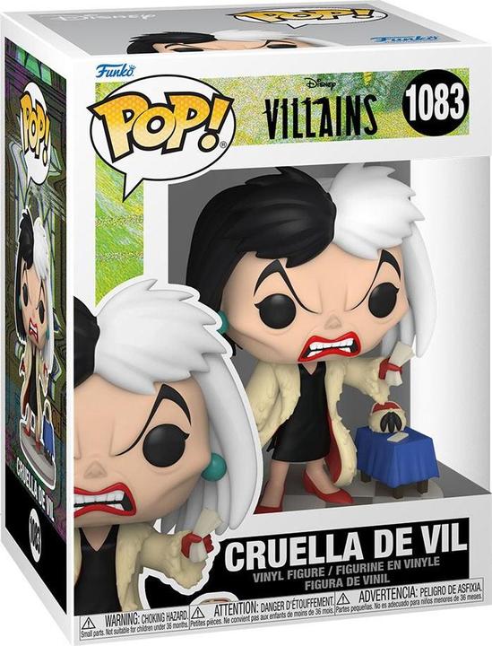Actual product image Funko Pop! Disney Villains : Cruella De Vil