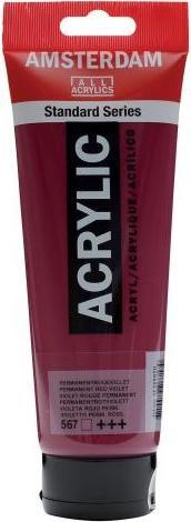 Produktbild Talens Acrylfarbe Amsterdam 250ml (Permanent rot violett, 250 ml)
