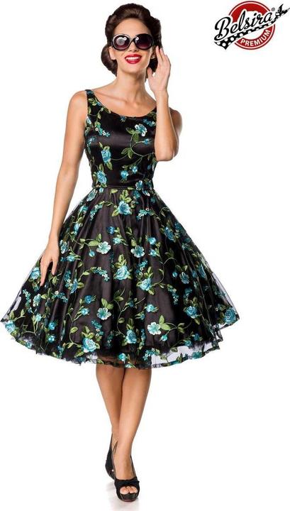 Belsira Premium Vintage Blumenkleid (M)