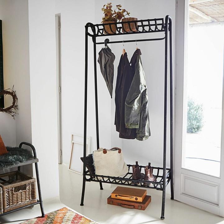 Image du produit Loberon Portemanteau Downey noir antique