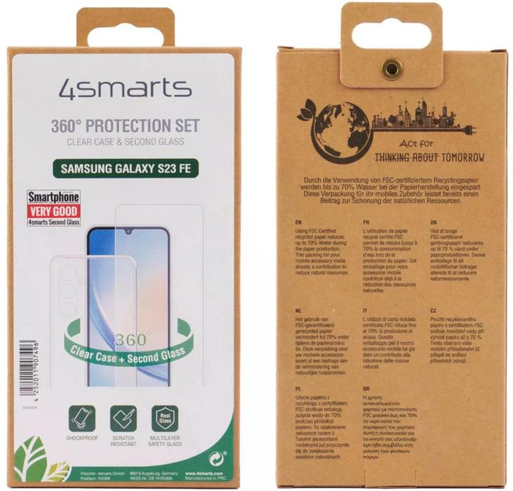Actual product image 4smarts 360° Protection Set (1 Piece, Samsung Galaxy S23 FE)