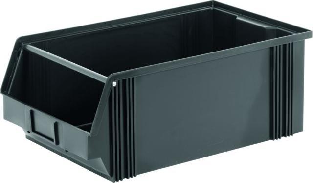 Image du produit Bacs de rangement ouverts ESD PP, seulsnoir