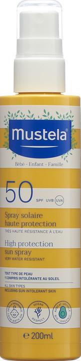 Mustela High Protection (Sonnenspray, SPF 50, 200 ml, 240 g)
