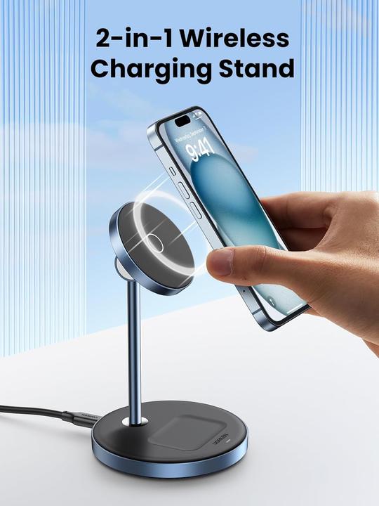 Actual product image Ugreen Wireless charger 2in1 90668 (20 W)
