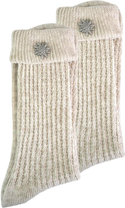 Produktbild Normani Trachtensocken mit Edelweiss-Pin (Einzelpack, 35 - 38)