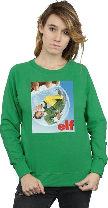 Immagine prodotto Elf Snow Globe Poster Felpa Donna (L)