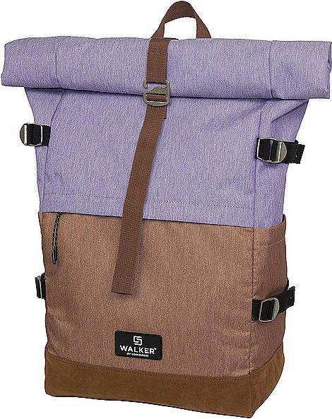 Actual product image Walker School rucksack Roll up two Lavend/Biscuit (30 l)