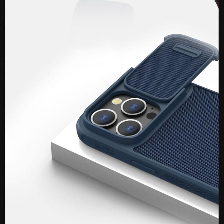 Actual product image Nillkin Textured S Case for iPhone 14 Pro Max Cover with Black Camera Cover (Apple iPhone 14 Pro Max)