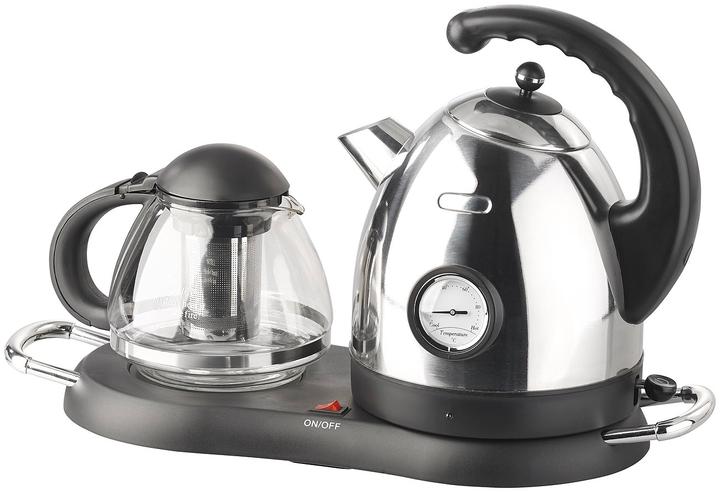 Actual product image Rosenstein & Söhne Stainless steel water boiler with teapot (1.70 l)