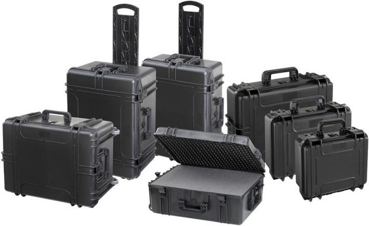 TomCase Outdoor Case, waterproof case with cube foam insert, hard case, photo case, ka (Camera shoulder bag)