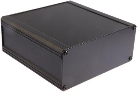 Produktbild Rs Pro Aluminium Kühlkörpergehäuse, Schwarz, Aussenmass 200 x 100 x 86mm, IP40 (Gehäuse)