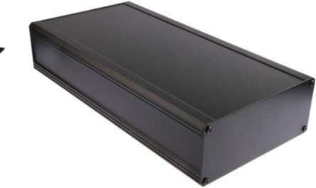 Produktbild Rs Pro Aluminium Kühlkörpergehäuse, Schwarz, Aussenmass 400 x 200 x 86mm, IP40 (Gehäuse)