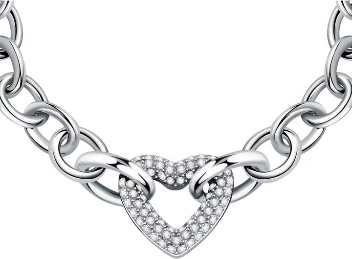 Image du produit Morellato Incontri Br. Rh Alloy+ Heart (20 cm, Acier inoxydable)