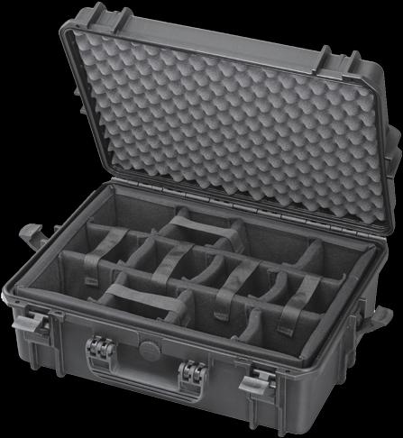 Actual product image TomCase Professional photo case Camera case with padded nylon interior divider - flexibly adjustable (Photo case)