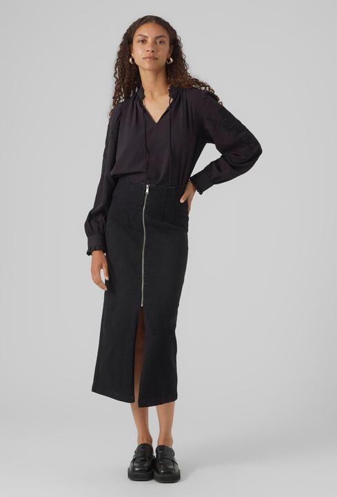 Produktbild Vero Moda Hohe Taille Langer Rock Jeansrock (XS)