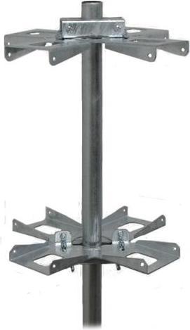 Immagine prodotto RF Shielding DR-UBNT-AN-4 - Gruppo di montaggio per 4 antenne a settori (Kit di montaggio)