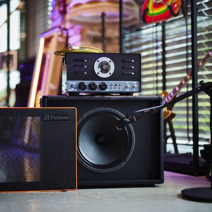 Produktbild Palmer Audio CAB 112 BX GBK - Gitarren Lautsprecherbox mit Celestion Greenback 1 x 12, Open-Back (Gitarre)