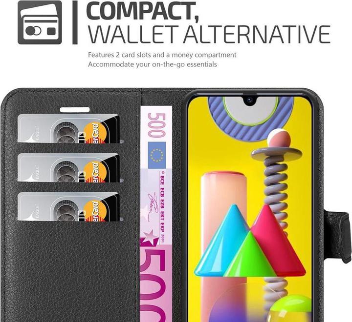 Actual product image Cadorabo Book with stand function cover (Samsung Galaxy M31)