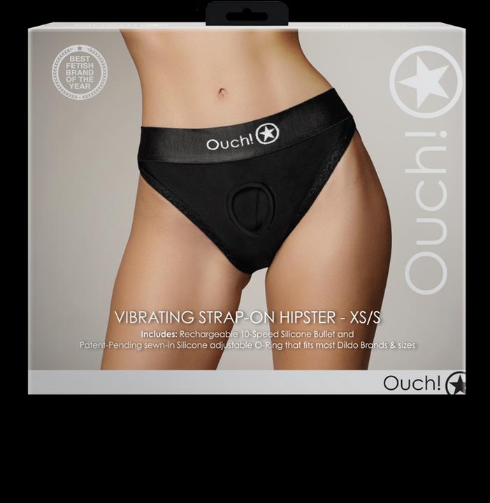 Image du produit Ouch! Vibrating Strap-on Hipster - XS/S