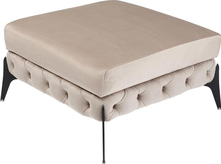 Produktbild Kare Design Hocker Bellissima Velvet Beige 80cm