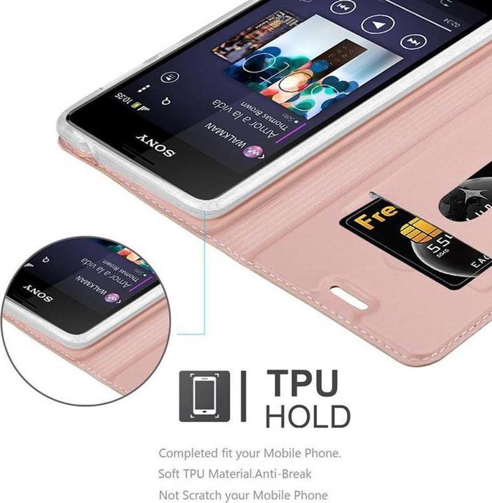 Actual product image Cadorabo Book Classy Style Cover (Sony Xperia E1)