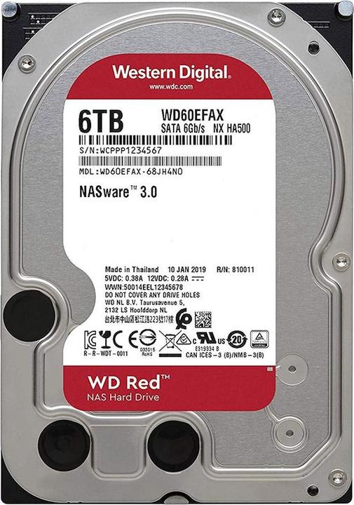 Produktbild WD Red (6 TB, 3.5", SMR)