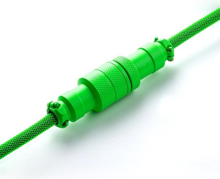 Actual product image CableMod Pro Coiled Keyboard Cable USB-C to USB Type A, Viper (1.50 m, USB 2.0)