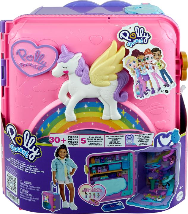 Actual product image Polly Pocket Holiday in a rolling suitcase