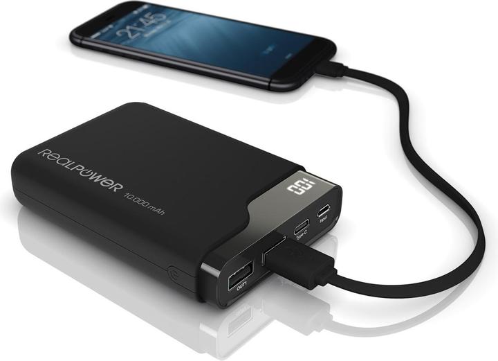 Produktbild RealPower PB-10000C (10000 mAh, 36 Wh)