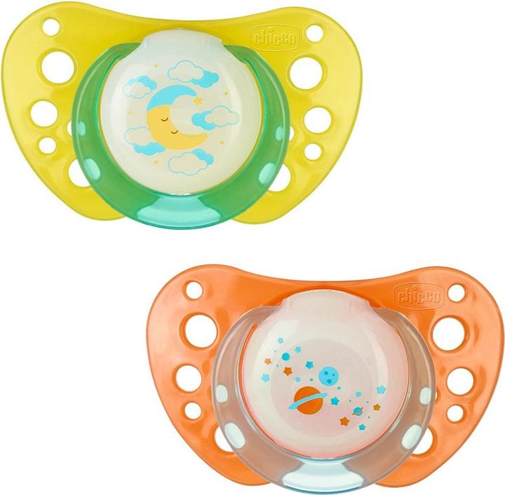 Chicco Sauger Physio Air Lumi 12m+, Doppelpack (2 x)