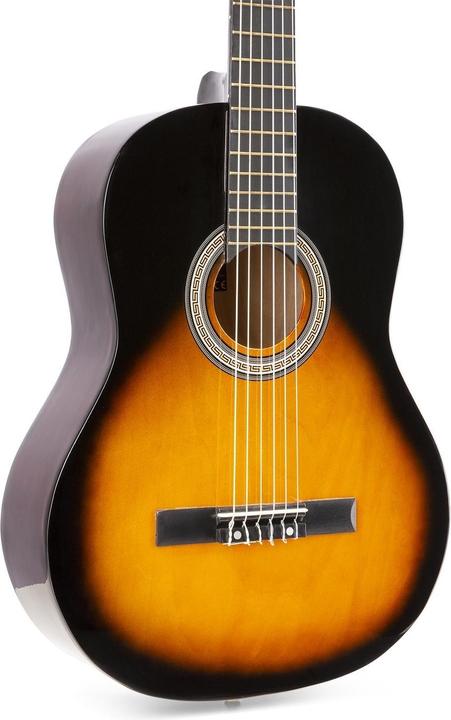 Produktbild Max Konzertgitarre SoloArt Set Sunburst (Akustik Gitarren Set, Holz)
