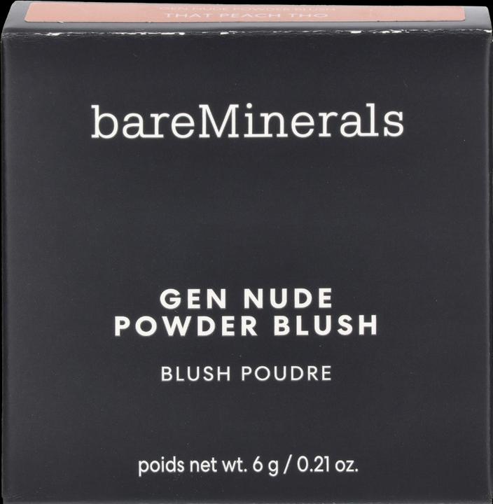 Produktbild Bare Minerals Bareminerals Gen Nude Powder Blush That Peach Tho - 6g (That Peach Tho)