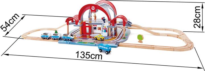 Actual product image Hape metropolitan railway station