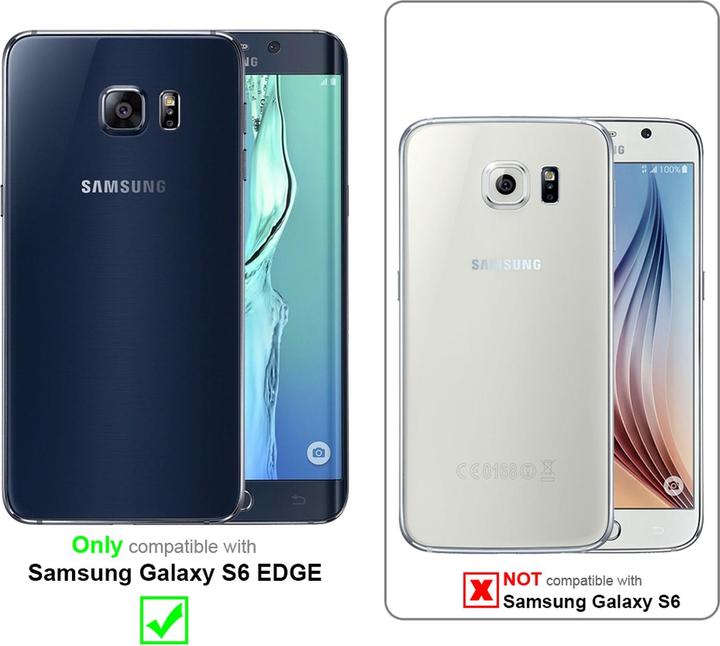 Actual product image Cadorabo TPU Ultra Slim AIR Cover (Samsung Galaxy S6 Edge)
