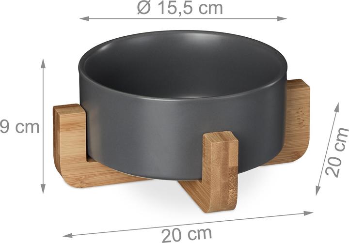 Immagine prodotto Relaxdays Ciotola-alzata per-cani (0.85 l)