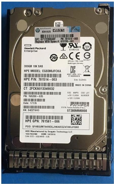 Image du produit HPE 872475-B21 (0.30 To, 2.5")