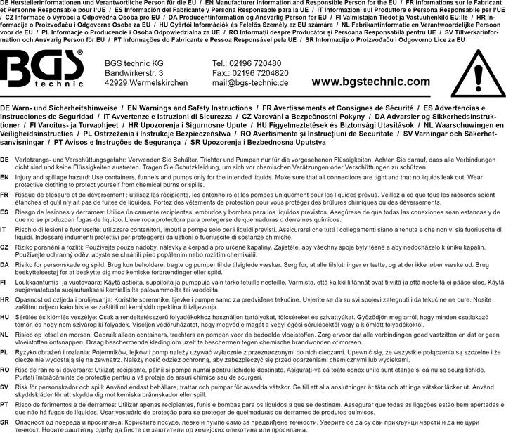Produktbild BGS Füllkanne