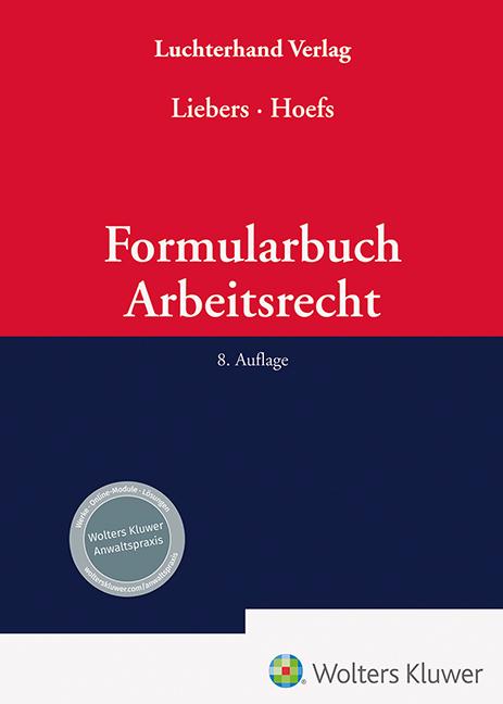 Image du produit Formularbuch Arbeitsrecht