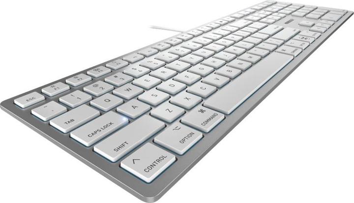 Image du produit CHERRY TAS KC 6000 C FOR MAC Corded US-Layout argent/blanc (US, Filaire)