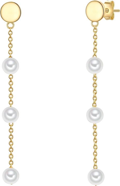 Image du produit Glanzstücke München Femme argent sterling perle d'eau douce de culture or jaune - 31450 (Argent Sterling)