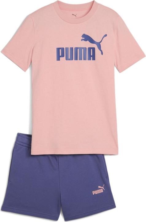 Puma ESS No.1 Logo Tee and Shorts Set G