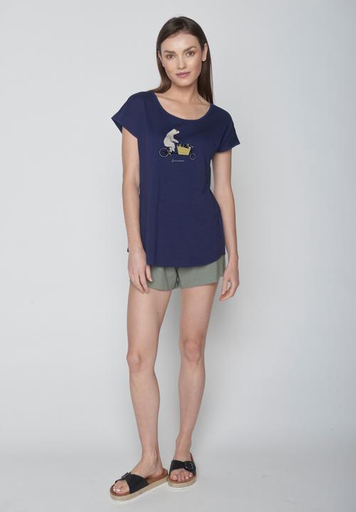 Produktbild Greenbomb Women's Bike Cargo Raccoon Cool T-Shirt (XL)