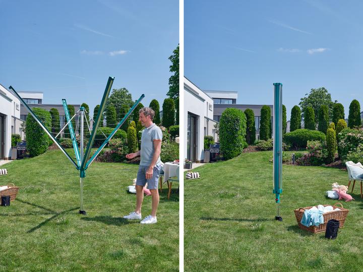 Produktbild Leifheit Wäscheschirm Linomatic 600 Deluxe Cover (60 m)