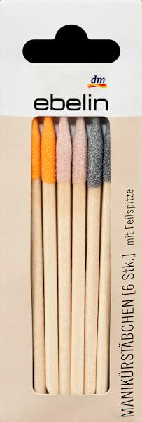 Actual product image dm ebelin Manicure sticks with file tip