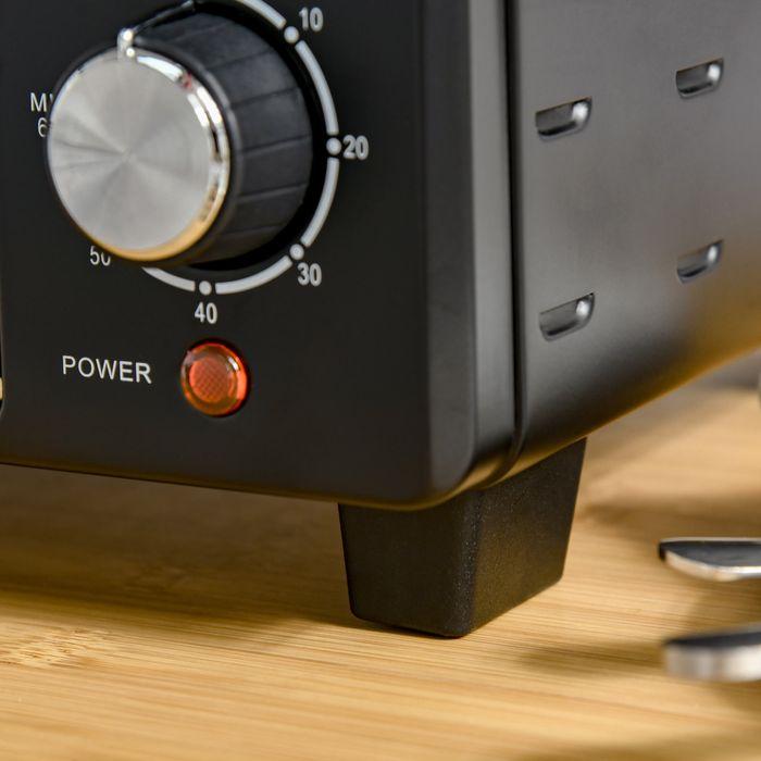 Produktbild Swisshandel24 Minibackofen 21L mit 1 Drahtgestell und 1 Backblech 3 Kochmodi 100°C-230°C 1400W Metall Edelstahl Gl
