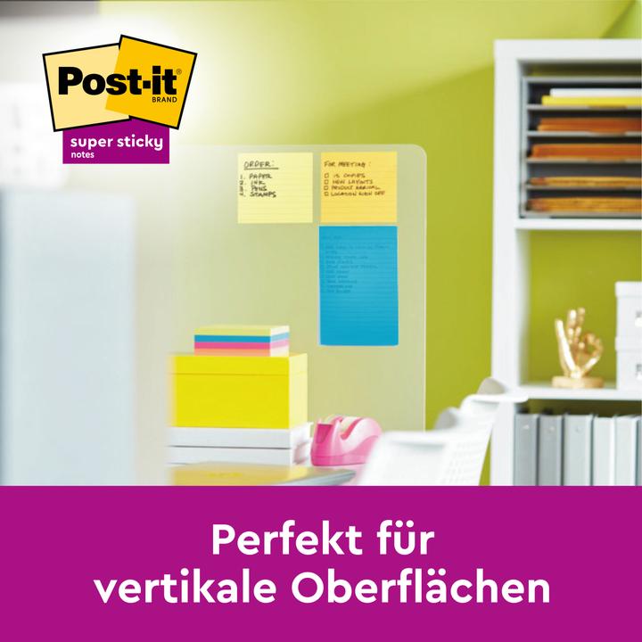 Image du produit Post-it Super Sticky (152 x 101 mm)