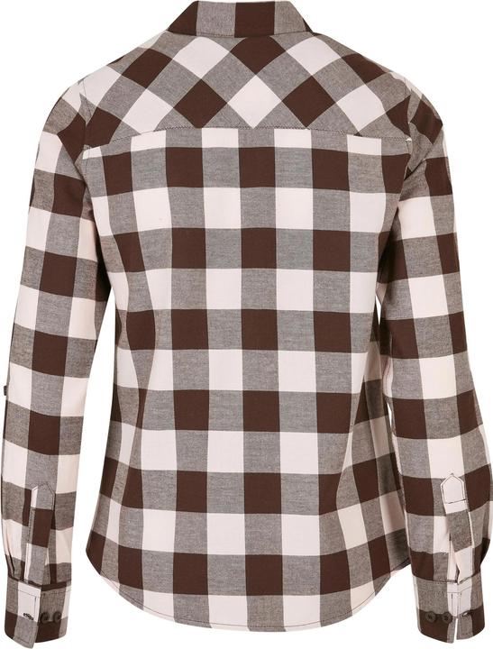 Actual product image Urban Classics Ladies Turnup Checked Flannel Shirt - 1180 (4XL)
